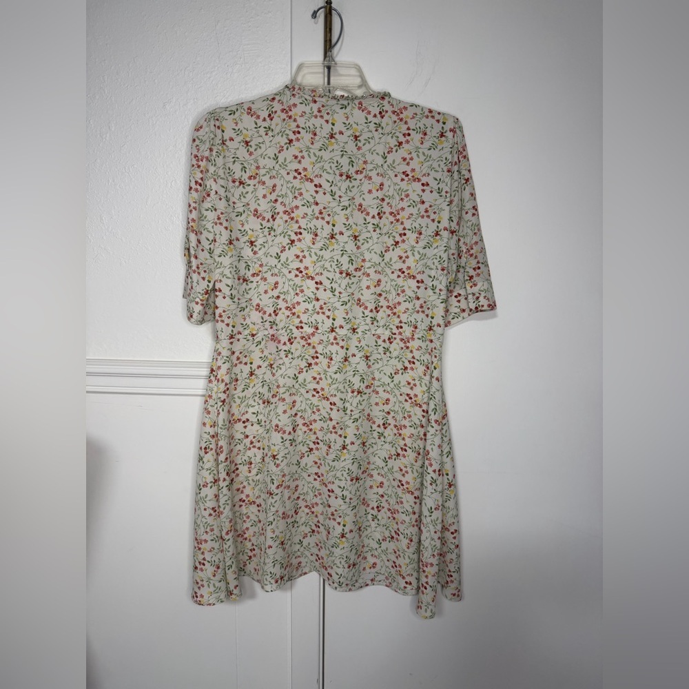 Zara Multicolor Floral Dress size L - Picture 2 of 5